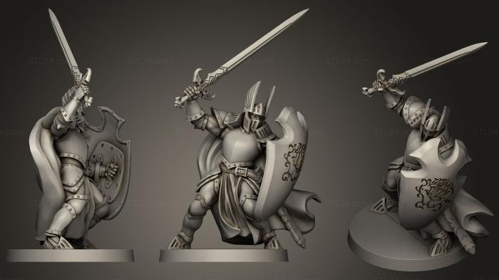 Figurines heroes, monsters and demons (Sword amp Sorcery10, STKM_1269) 3D models for cnc
